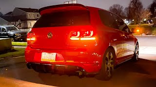 INSTALLING BRAND NEW VLAND SEQUENTIAL TAIL LIGHTS ON MY GTI MK6 HOW TO INSTALL TAIL LIGHTS [upl. by Ainotna187]