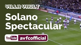 Solanos spectacular goal against Spurs at Villa Park [upl. by Frissell]