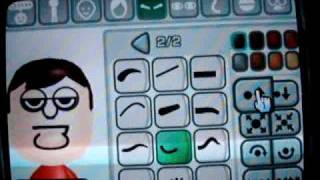 Wii how to make a Peter Griffin mii [upl. by Seravaj]