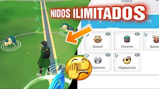 ðŸš€Nidos pokemon go 2024 ABRIL Y MAYO LISTA GLOBAL COMPLETA DE NIDOS ILIMITADOS infinitos ðŸš€ [upl. by Yesdnik430]