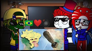 países reagindo ao Brasil e a bomba Atómica oipedrodaher 🇧🇷🇧🇷💣💣 [upl. by Sussi533]