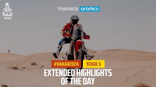 Extended highlights of Stage 5 presented by Aramco  Dakar2024 [upl. by Loring]