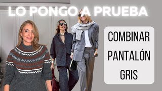 Cómo COMBINAR un PANTALÓN GRIS para tu FONDO DE ARMARIO Tu Asesora de Imagen y Moda [upl. by Allain655]