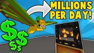 NEW Dragon Farm makes MILLIONS PER DAY Best Grinder  Skyblock [upl. by Ilek692]