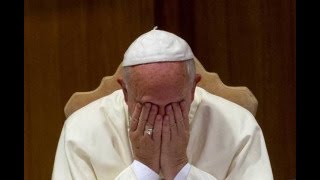 BERGOGLIO DESPRECIA BLASFEMA SIN PODER OCULTAR SU ESPÍRITU CONTRA LA BENDITA MADRE DE DIOS [upl. by Walter768]