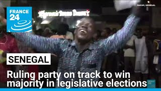 Senegal ruling party on track to win majority in legislative elections • FRANCE 24 English [upl. by Fairley]