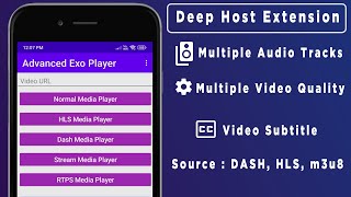 Advanced ExoPlayer Extension  Only for Niotron  deephost extension [upl. by Ahseiyk]