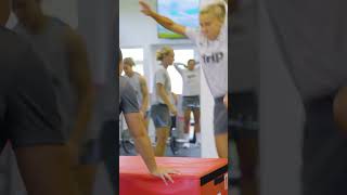 Top jumps🔝🔥 Amanda Nilden VS Matilda Vinberg Swedish footballers shorts football womensfootball [upl. by Grannias701]