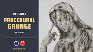 Procedural grunge shader in redshift CINEMA 4D TUTORIAL [upl. by Shepherd435]