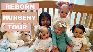 Reborn Doll Nursery Tour  Organizing Doll Clothes  reborn rebornbaby roleplaying [upl. by Meldon]