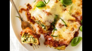 Spinach Ricotta Cannelloni [upl. by Hanzelin705]