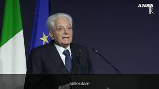 Mattarella quotI poteri dello Stato non sono fortilizi contrappostiquot [upl. by Doroteya304]