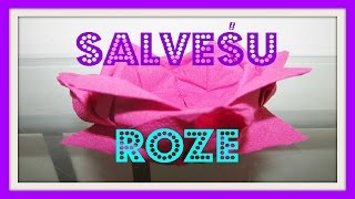 Salvešu roze Galda dekorēšanai servēšanai Video ideja 4sērija [upl. by Evreh]