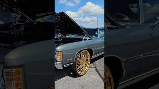 1971 Donk Impala Vert on all Gold 26quot Amani Wheels DollabillTop 🖐 [upl. by Jeritah]