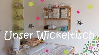 Unser Wickeltisch  Wickeln mit Stoffwindeln [upl. by Eednus]