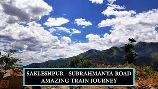 Sakleshpur  Subrahmanya Road Shiradi Ghat Amazing Train Journey [upl. by Randal]