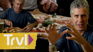 Rules to Making the PERFECT Neapolitan Pizza  Anthony Bourdain No Reservations  Travel Channel [upl. by Ahsinauq681]