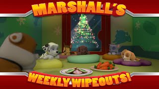 Marshalls Weekly Wipeouts Pups Save Christmas [upl. by Ardaed]