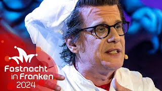 Matthias Walz als Koch  Fastnacht in Franken 2024  BR Kabarett amp Comedy [upl. by Keifer]