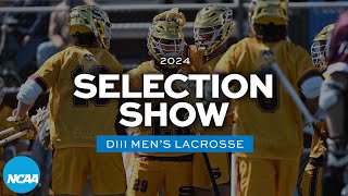 2024 NCAA DIII mens lacrosse championship selection show [upl. by Milburt284]