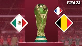 FIFA 23 World Cup  LA GRAN FINAL CON MEXICO EN EL MUNDIAL DE QATAR 2022 [upl. by Maddox]