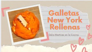 Galletas estilo New York tradicional con chips de chocolate blanco 🍪 te enseño paso a paso  Cookies [upl. by Dani185]