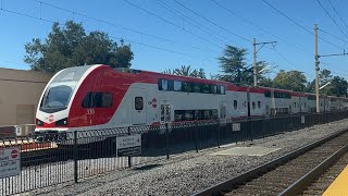 “MUST SEE” Caltrain electric train FULL SERVICE of Stadler KISS EMU from September 21 2024 [upl. by Sheena]