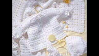 Crochet Along Announcement  learn to crochet Baby Layette Set [upl. by Oiramed246]