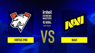 Virtuspro vs NAVI  IEM Rio 2024  Quarterfinal [upl. by Aenet]