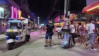 After Dark Saturday Nightlife in Angeles City Exploring New amp Old Bars on Walking Street [upl. by Gerri586]