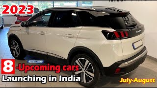 8UPCOMING CARS IN INDIA 2023 😍 JULYAUGUST  2023 New Launching Cars in India 🇮🇳 [upl. by Nnaylime]