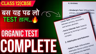 Master All Organic Chemistry Distinguishing Tests  Class 12 CBSE Guide [upl. by Cavanaugh53]