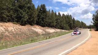 Sébastien Loeb à larrivée de Pikes Peak [upl. by Kiraa]