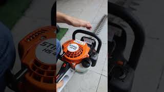 Como funcionar un podador STIHL HS 45 [upl. by Niatirb]