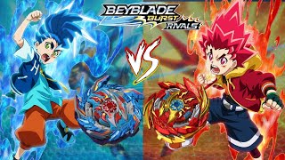 In This Game Brother Are Becoming Rivals⚡  Hikaru Vs Hyuga  Beyblade Burst Rivals Gameplay [upl. by Chladek]