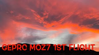 GEPRC Moz 7 1st flight amp Close Call [upl. by Ifill396]