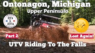 Ride To The Falls Ontonagon MI Part 2 utvlife atvtrails teryx upperpeninsula waterfall utv [upl. by Filomena]