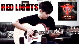 Tiesto  Red Lights  Fingerstyle Guitar Cover [upl. by Walczak]