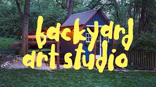 Backyard Art Studio  My Art Story [upl. by Aranaj373]