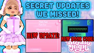 New Secret Updates We Missed In Royale High Glitterfrost Updates [upl. by Sivad]