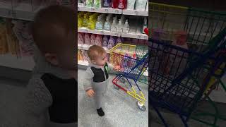 Toddler goes shopping in Hildesheim Germany [upl. by Berard]