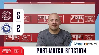 Taunton Town FC 5  2 Marlow FC  Post Match Interview  Southern League Premier South [upl. by Latty]