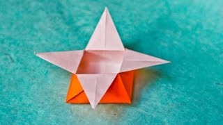 How to Make an Easy Origami Star Box [upl. by Yetnom]