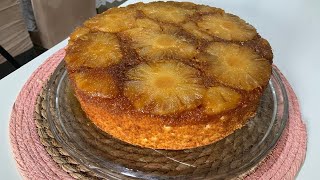 BOLO DE ABACAXI CARAMELIZADO 🍍 muito fácil de fazer 🍍 [upl. by Craig]