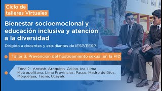 Taller 3  Prevención del hostigamiento sexual en la Formación Inicial Docente [upl. by Jen503]