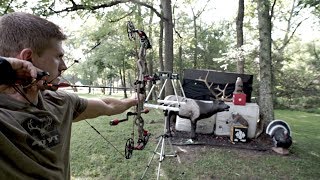 My Complete Bowhunting Setup Hoyt REDWRX 320 FPS 😳  Bowmar Bowhunting [upl. by Blinni262]