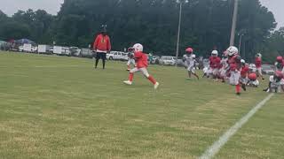 Winnersville Wolves Kaydan Floyd 6U highlights [upl. by Erbes379]