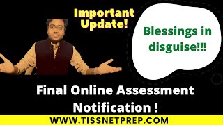 Final Online Assessment Notification for TISS OPI  TISSNETPrepcom [upl. by Suiravaj]