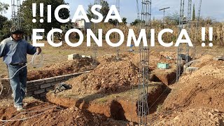 CASA ECONÓMICA PROGRESIVA TRABAJOS DE CIMENTACIÓN [upl. by Ogires]