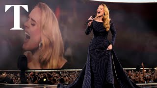 Adele starts Europe show in Germany [upl. by Jami]